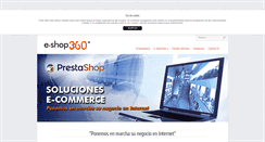 Desktop Screenshot of e-shop360.es